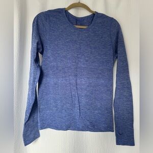 Lululemon Long Sleeve Purple/Blue Top